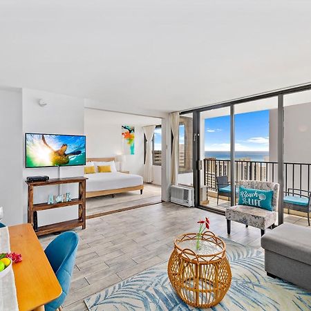 1Br With Great Ocean Views, 1 Block To Waikiki Beach Хонолулу Екстериор снимка