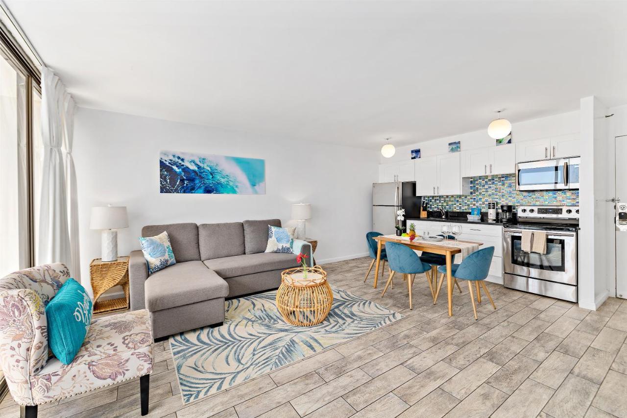 1Br With Great Ocean Views, 1 Block To Waikiki Beach Хонолулу Екстериор снимка